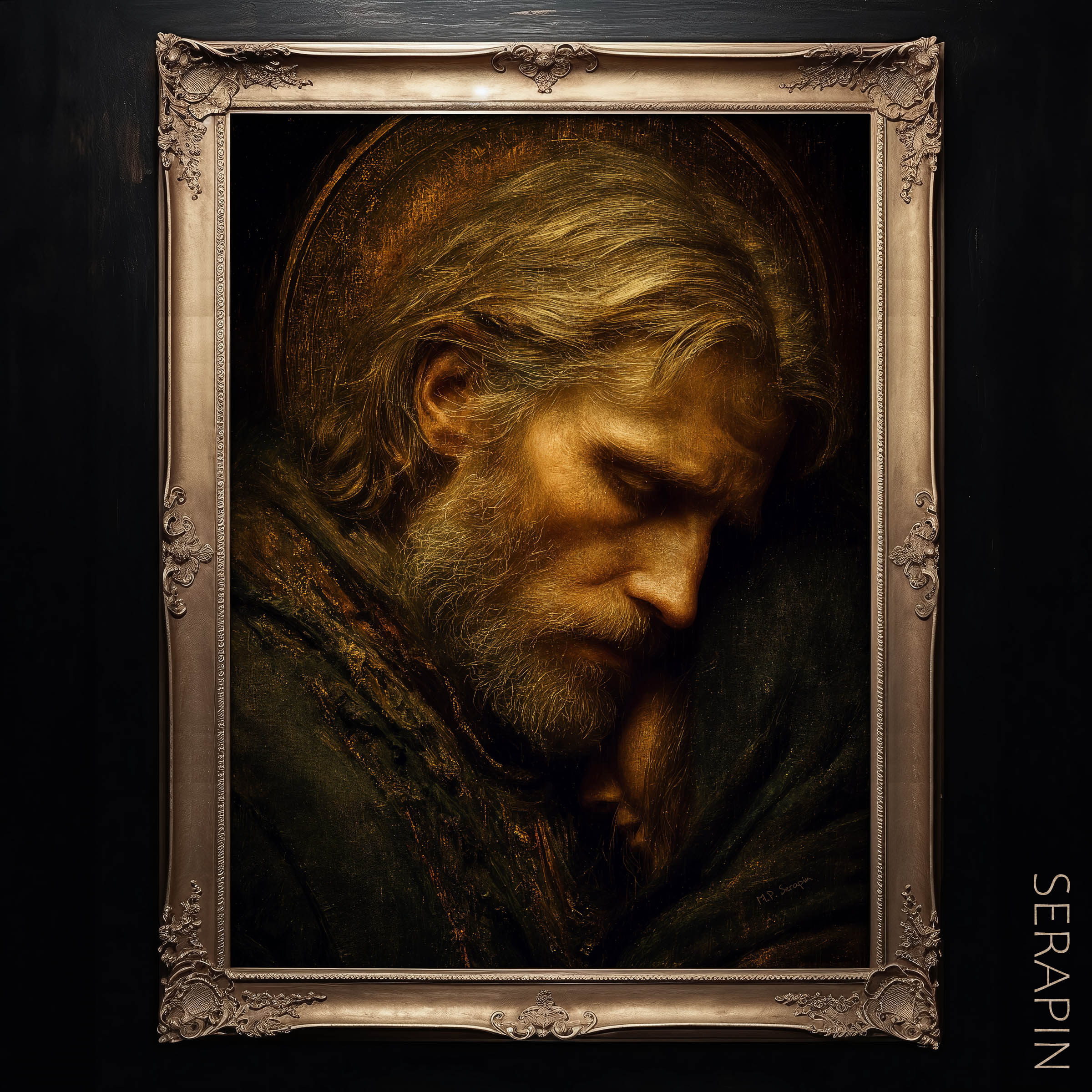 A Fathers Love — original Catholic art by M.P. Serapin