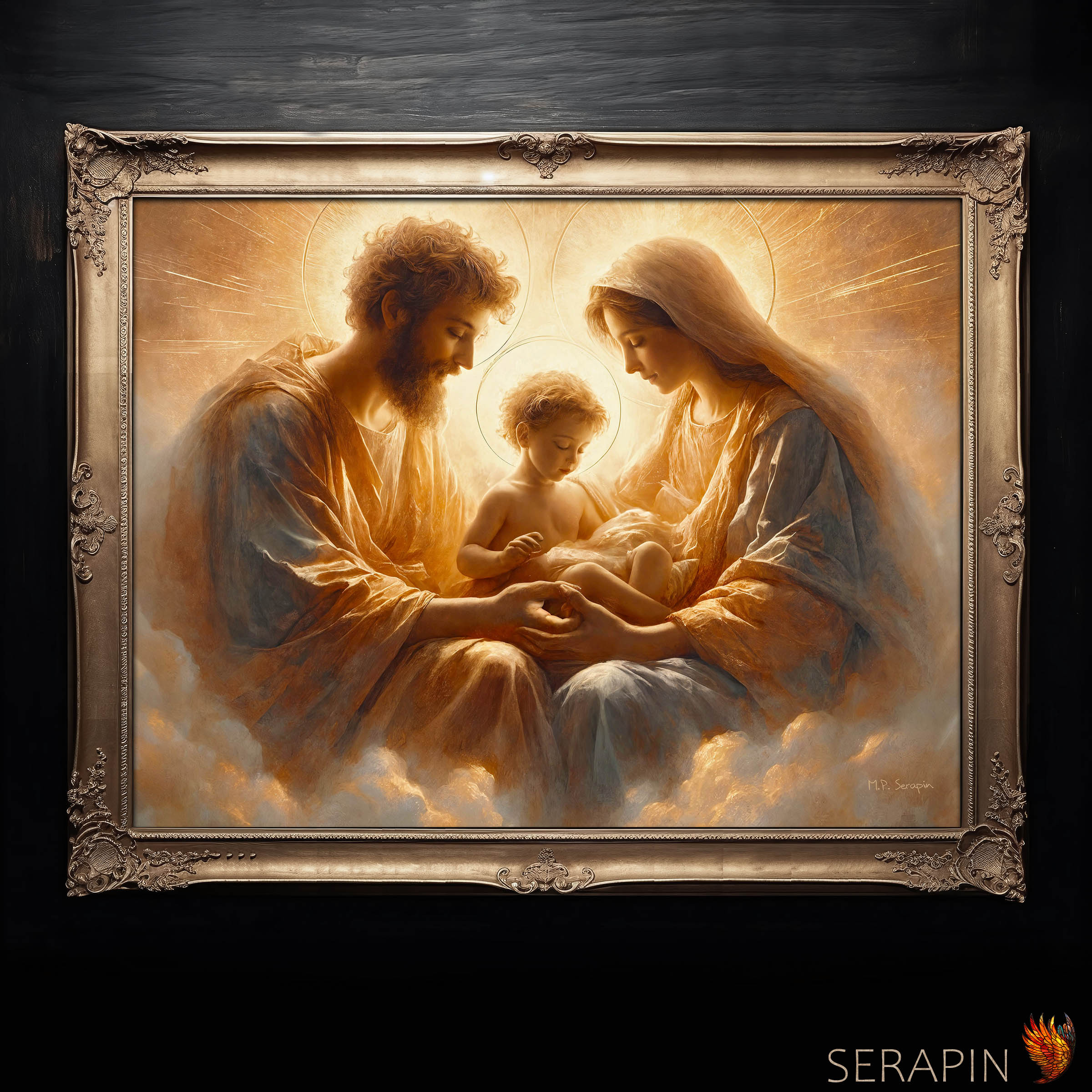 Holy Family - Wall Art — original Catholic art by M.P. Serapin