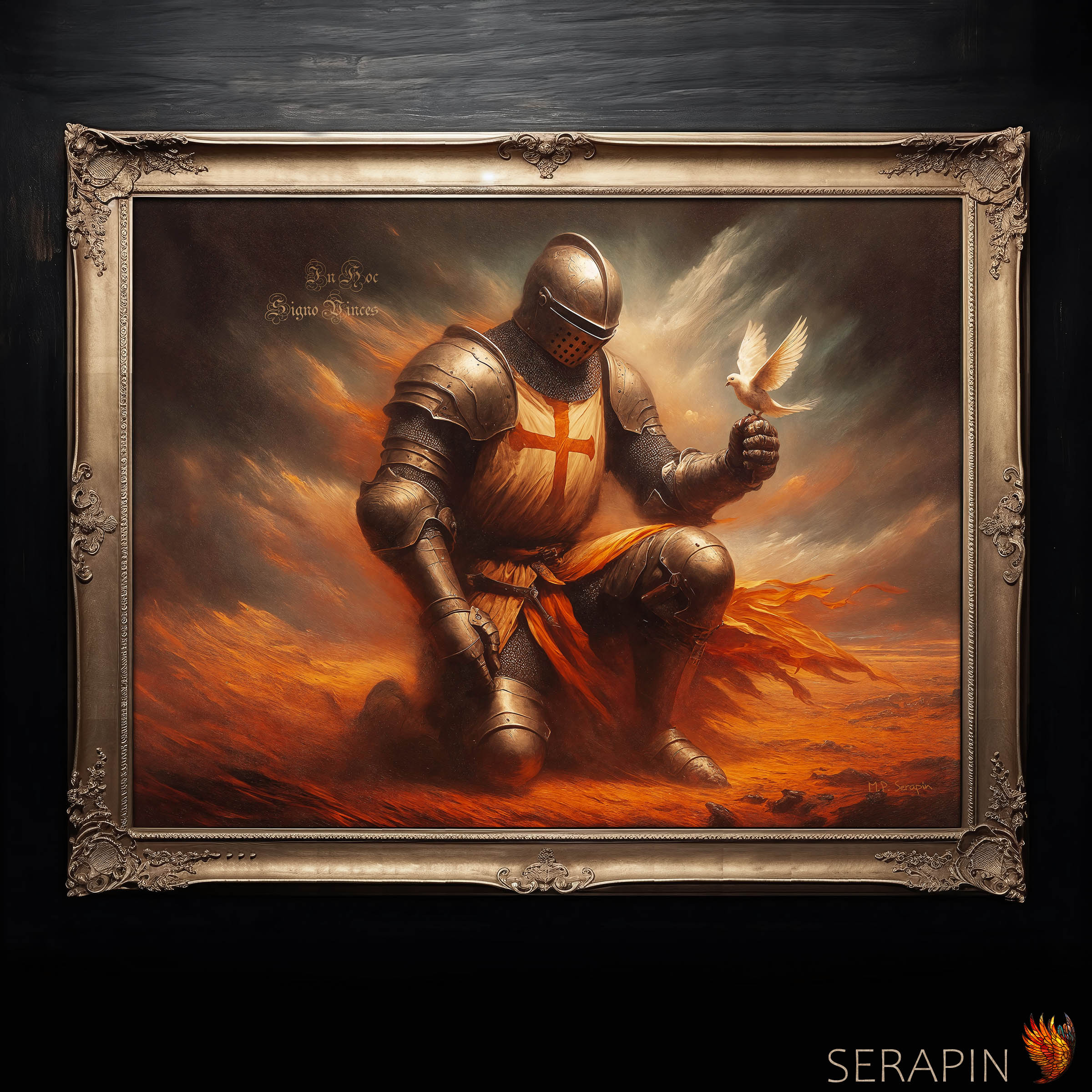 In This Sign You Will Conquer — original Catholic art by M.P. Serapin