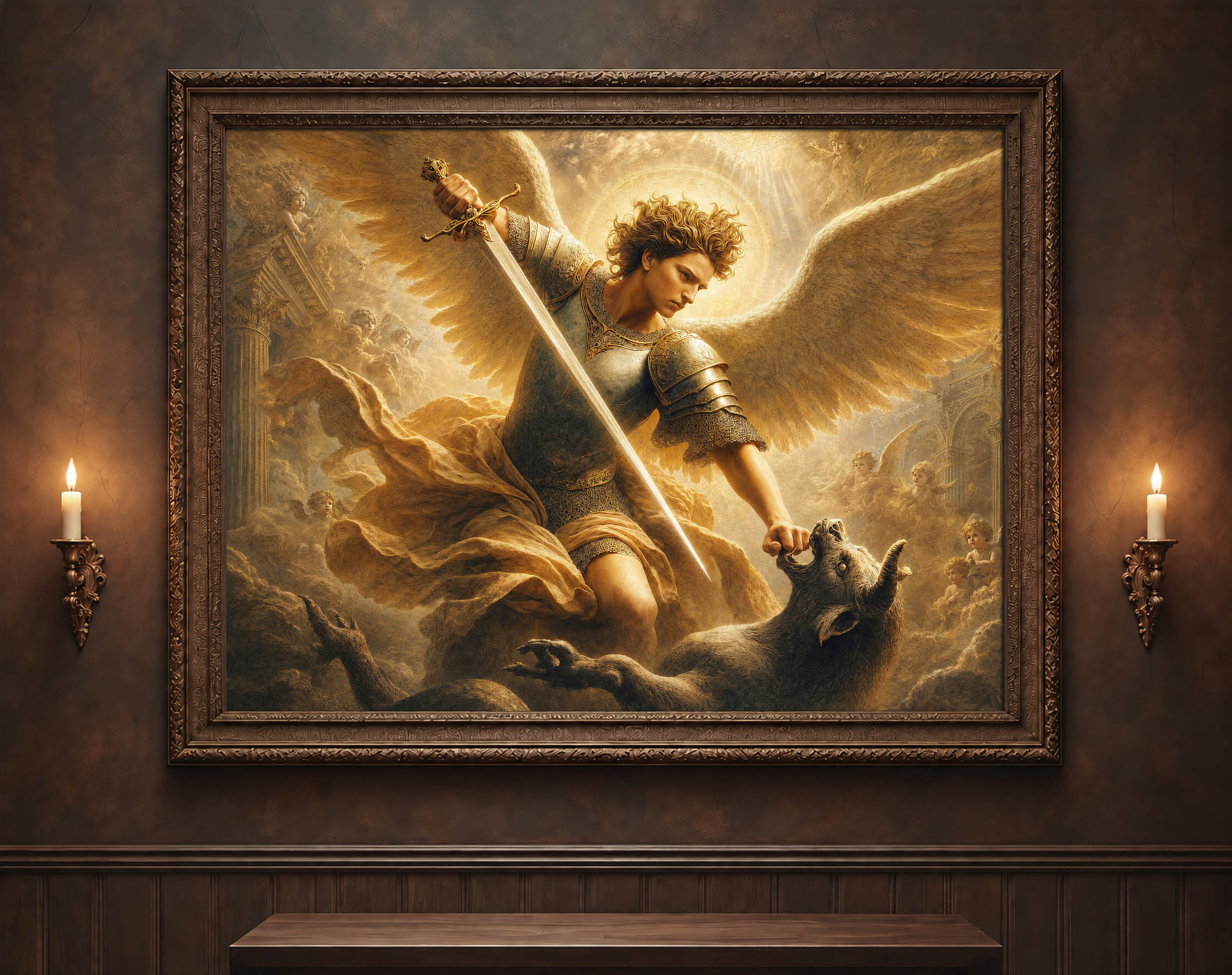 Saint Michael the Archangel In Battle 2 — image 2