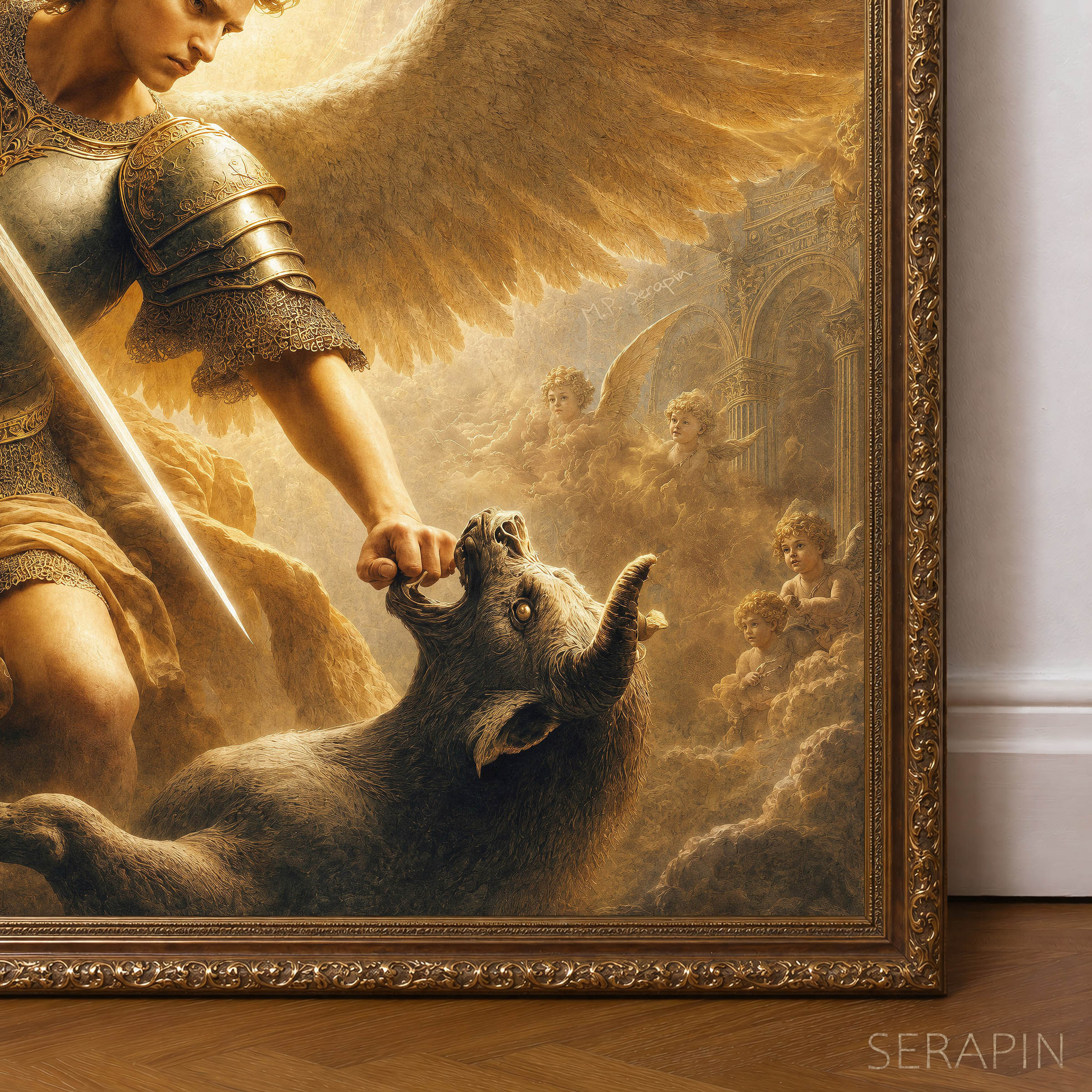 Saint Michael the Archangel In Battle 2 — image 4