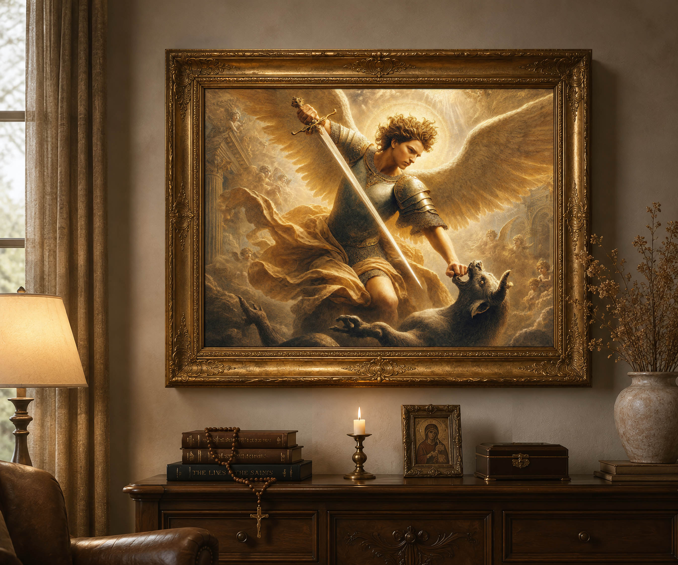 Saint Michael the Archangel In Battle 2 — image 7