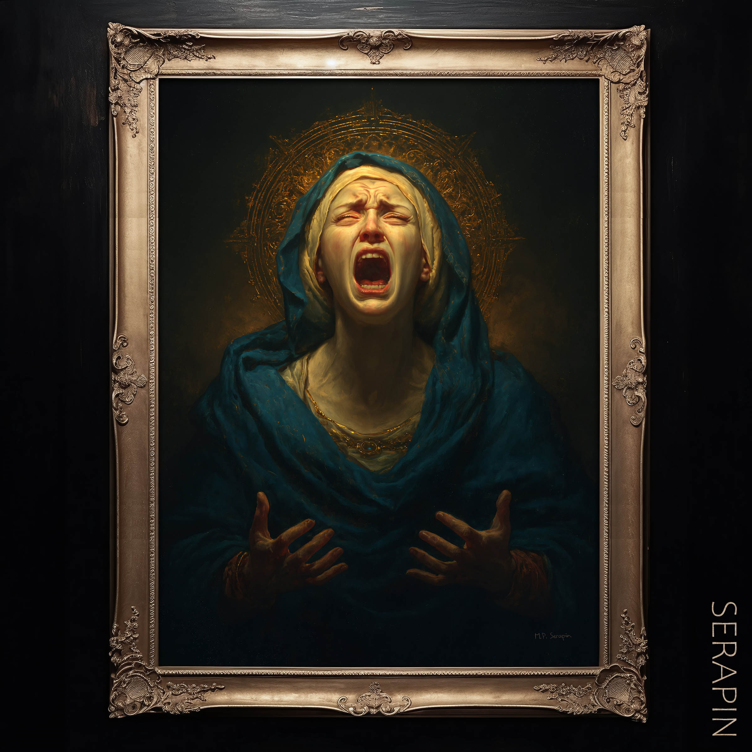 The Co-Redemption — original Catholic art by M.P. Serapin