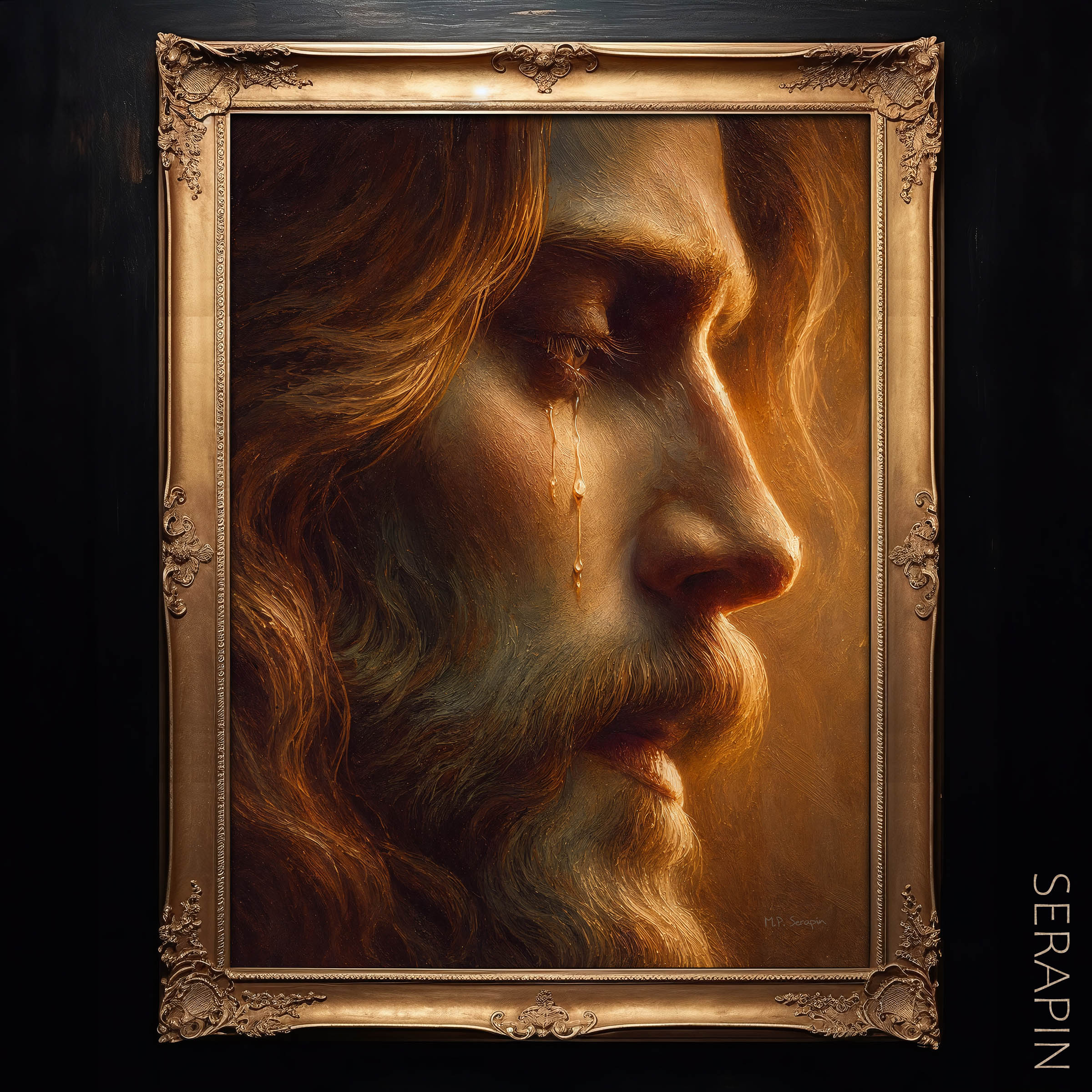 Vir Dolorum — original Catholic art by M.P. Serapin