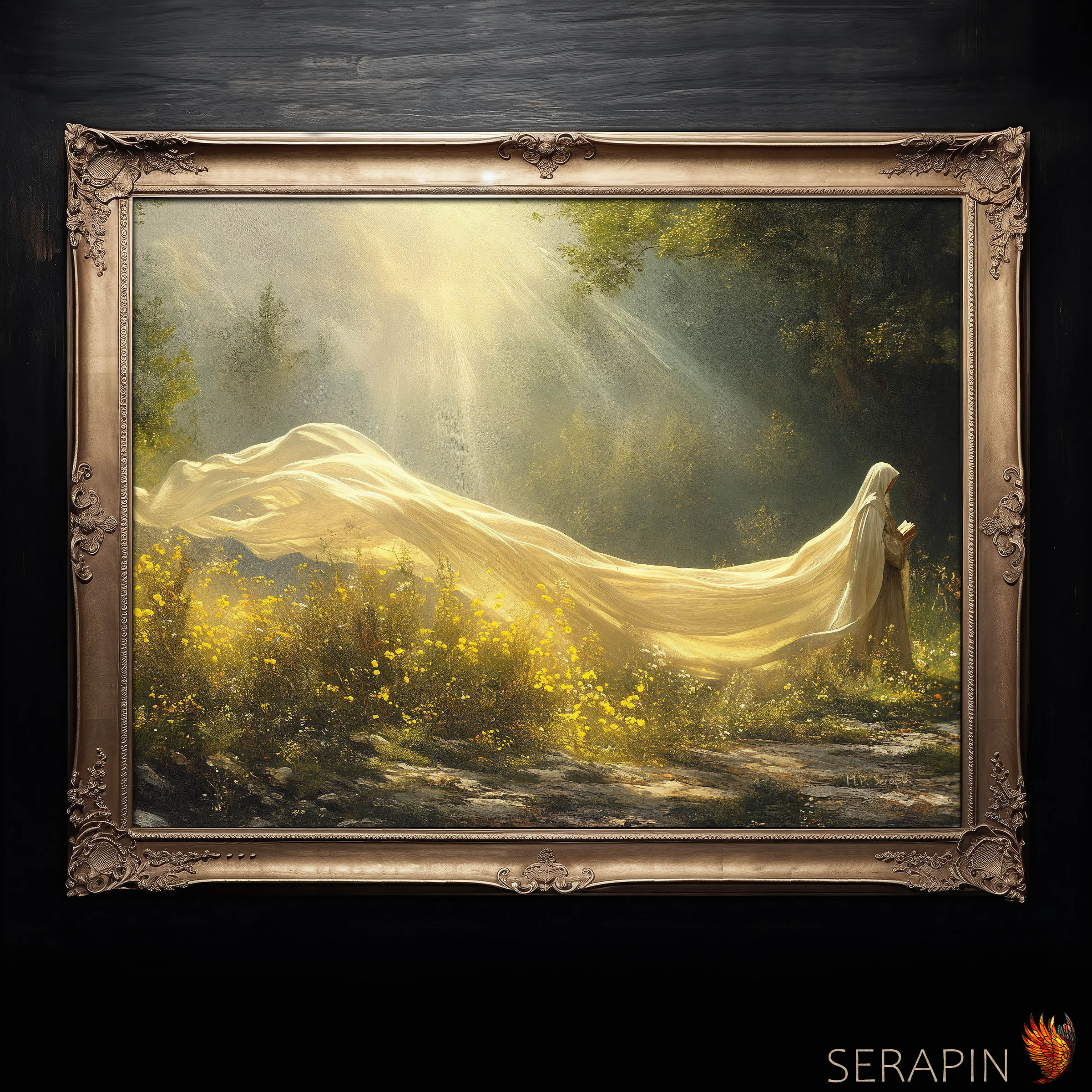 Way of Unknowing — original Catholic art by M.P. Serapin